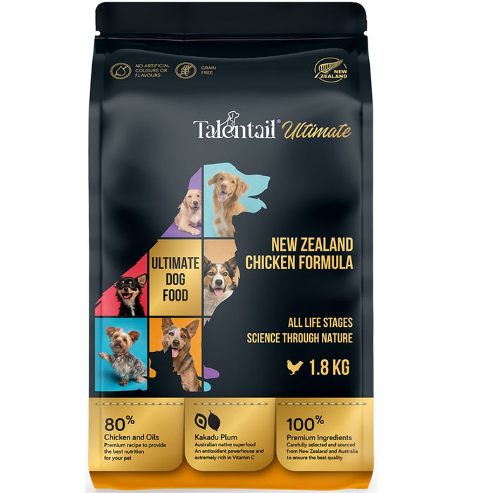 TALENTAIL ULTIMATE Adult Dog Food New Zealand Chicken