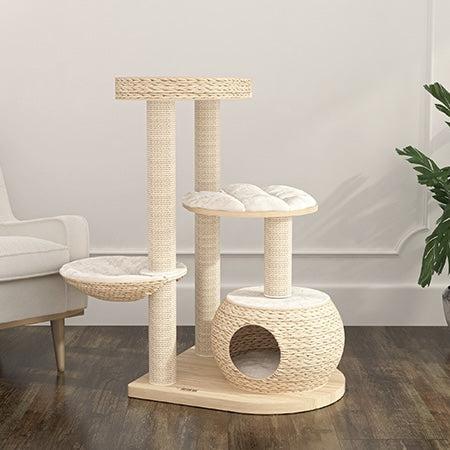 102CM Solid Wood Cat Tree 03