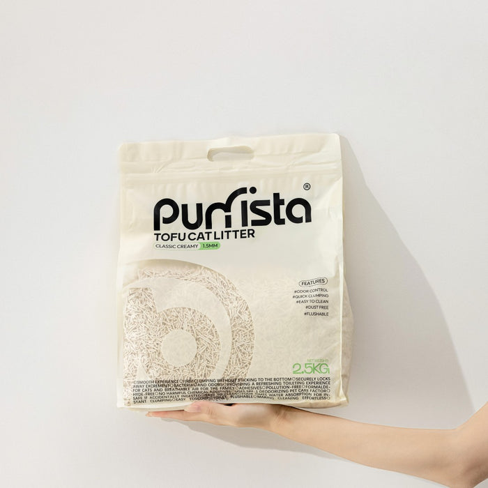 Purrista Classic Creamy Original Tofu Cat Litter - 2.5kg