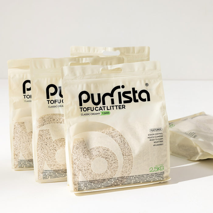 Purrista Classic Creamy Original Tofu Cat Litter - 2.5kg