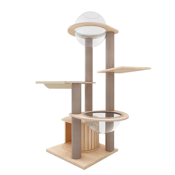 126cm Modern Capsule Cat Tree - 04