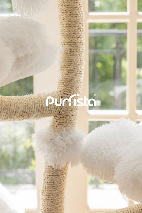 120cm Purrista Mushroom Ice Cream Cat Tree - White