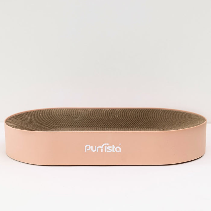 Purrista XL Curved Cat Scratcher | My Rainbow Pets | Pink