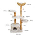 145CM Bamboo Cat Tree 02 - My Rainbow Pets 