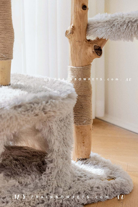 145CM Bamboo Cat Tree 03 - My Rainbow Pets 