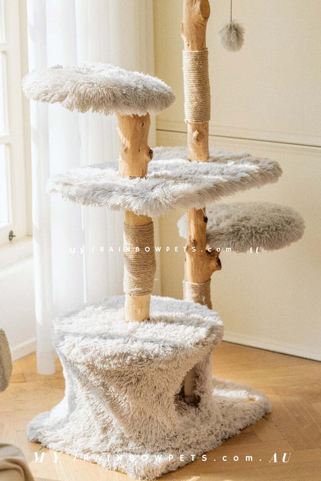 145CM Bamboo Cat Tree 07 - My Rainbow Pets 