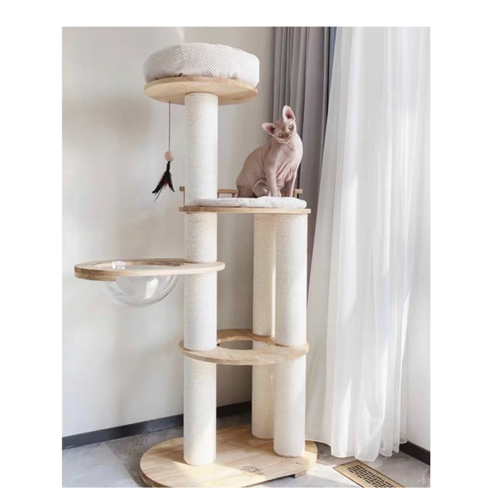 145CM Wooden Cat Scratching Tree 07