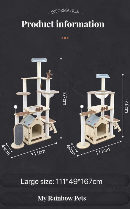 167cm windmill cat tree 02