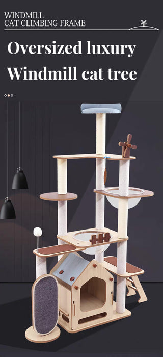 167cm windmill cat tree 91