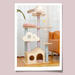 170cm dreamland wooden cat tree pink - 09