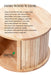 176cm castle oak versatile space bowl cat tree 07