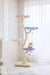 186cm floral design extra high cat tree 06