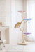 186cm floral design extra high cat tree 18