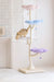 186cm floral design extra high cat tree 21