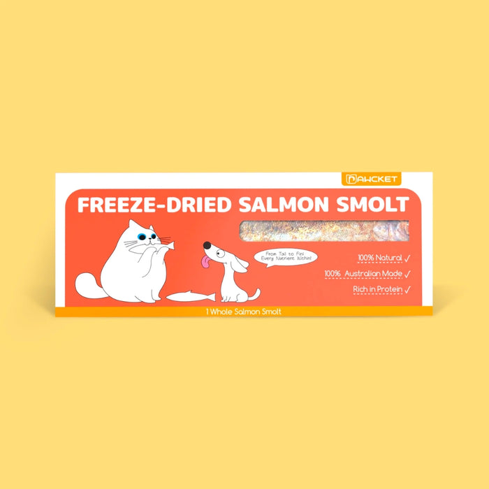 Pawcket Freeze-Dried Raw Salmon Smolt Treat - 30g