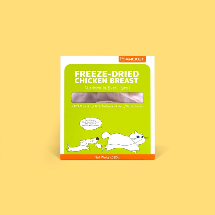 Pawcket Freeze-Dried Free Range Raw Chicken Breast Treat - 80g