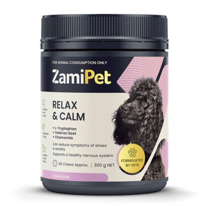 ZamiPet Relax & Calm Chewable Dog Supplement