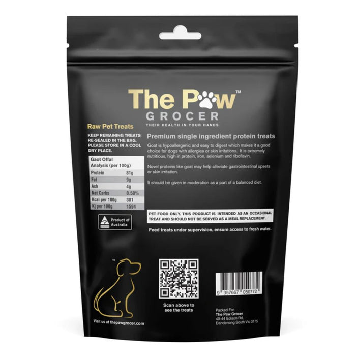 The Paw Grocer Freeze Dried Black Label - Goat Offal - 72g