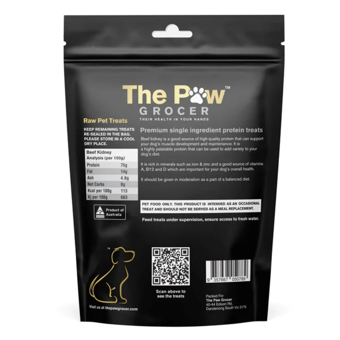 The Paw Grocer Freeze Dried Black Label - Beef Kidney - 72g