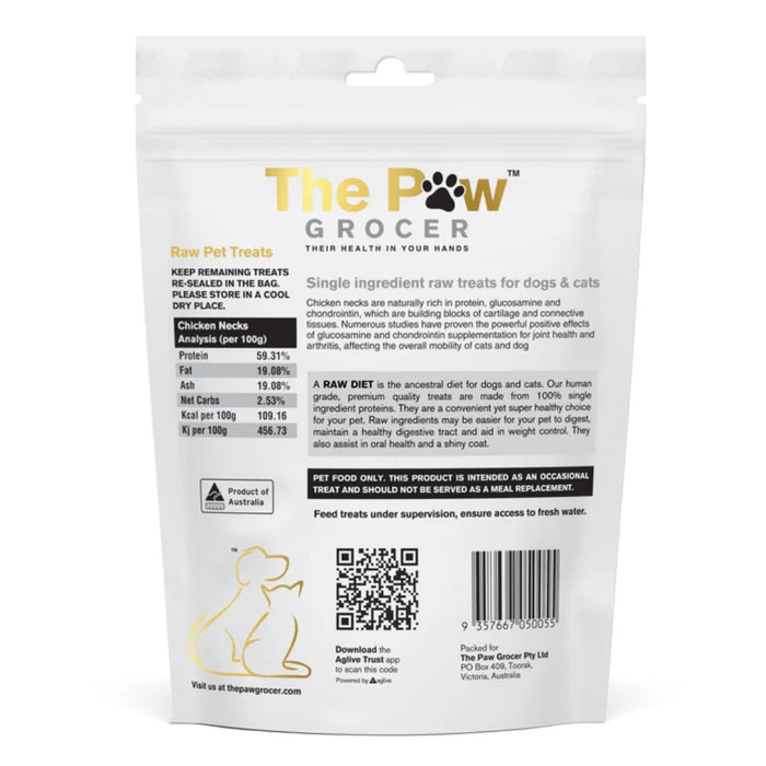 The Paw Grocer Freeze Dried - Chicken Necks - 90g