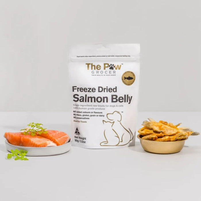 The Paw Grocer Freeze Dried - Salmon Belly - 90g