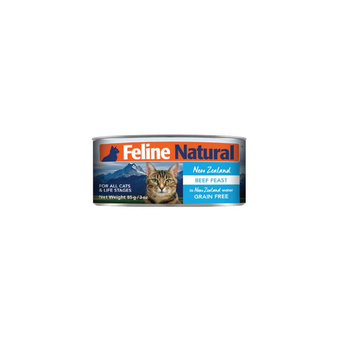 Feline Natural Cat Canned Food - Beef Feast -85g