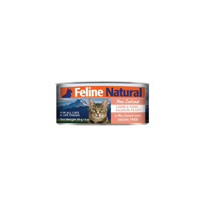 Feline Natural Cat Canned Food - Lamb & Salmon Feast - 85g