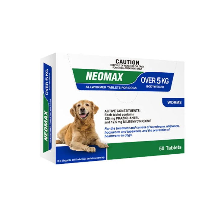 Neomax Allwormer Small Dogs And Puppies - 0-5kg (2 Pack)