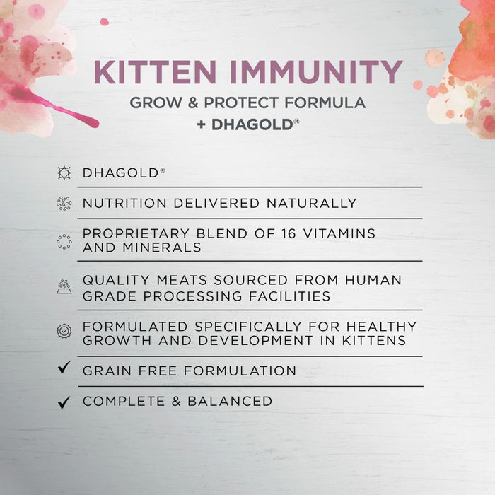 Ivory Coat Raw Health Kitten Cat Dry Food - Immunity