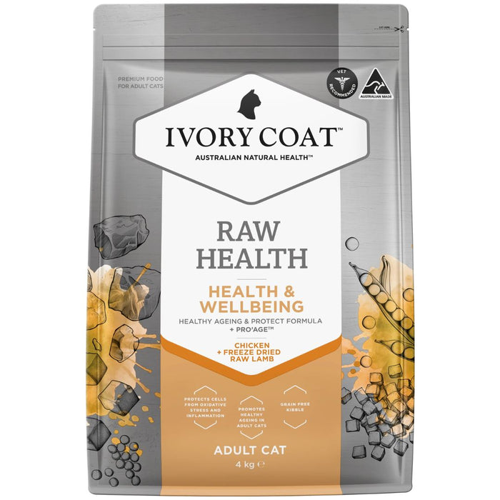 Ivory Coat Raw Health Adult Cat Dry Food - Health & Vitality