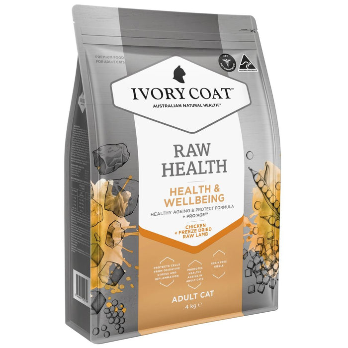 Ivory Coat Raw Health Adult Cat Dry Food - Health & Vitality