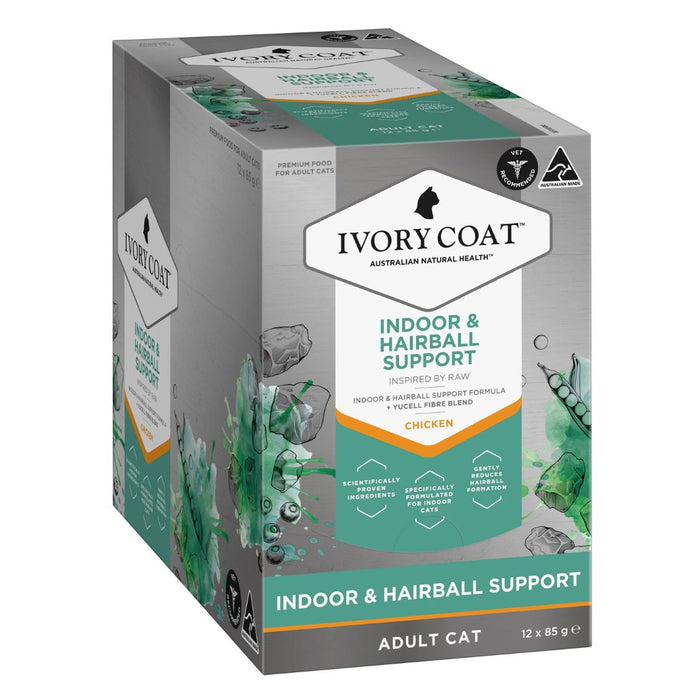 Ivory Coat Inspired By Raw Cat Wet Food - Indoor & Hairball