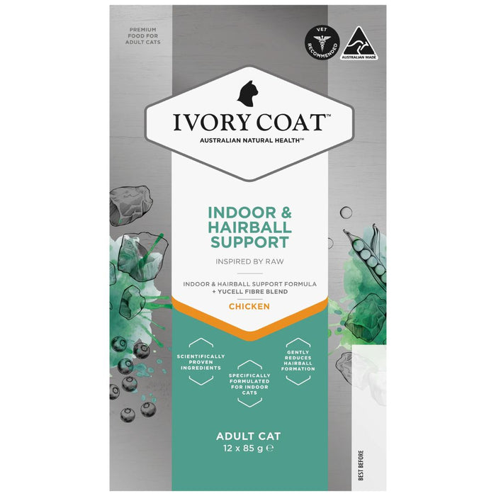 Ivory Coat Inspired By Raw Cat Wet Food - Indoor & Hairball