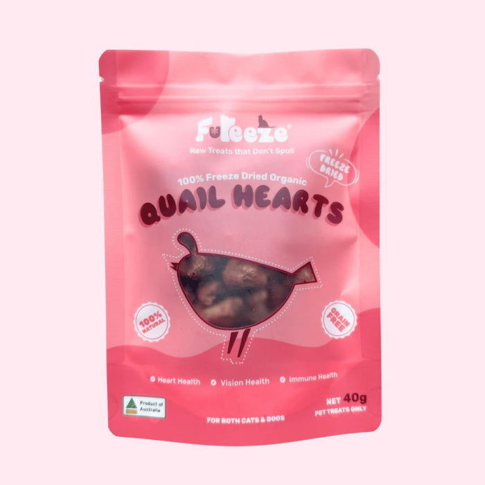 Fureeze™ - Freeze Dried - Quail Hearts - 40g