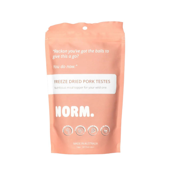 NORM Pork Testes Meal Freeze Dried Topper - 110g