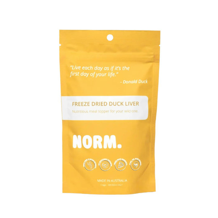 NORM Duck Liver Meal Freeze Dried Topper - 110g