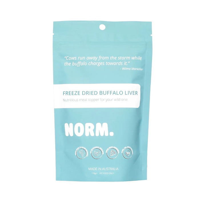 NORM Buffalo Liver Meal Freeze Dried Topper - 110g