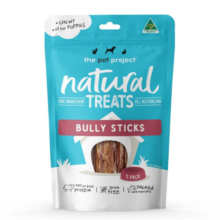 The Pet Project Dog Natural Treats - Bully Stick 5PK