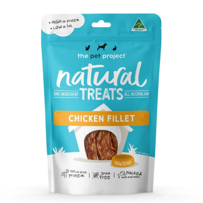 The Pet Project Dog Natural Treats - Chicken Fillet 100g