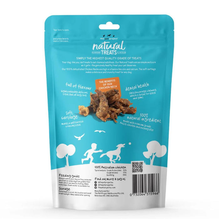 The Pet Project Dog Natural Treats - Chicken Neck 100g