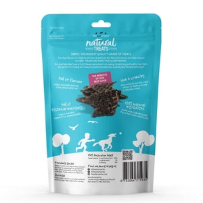 The Pet Project Dog Natural Treats - Beef Liver 100g