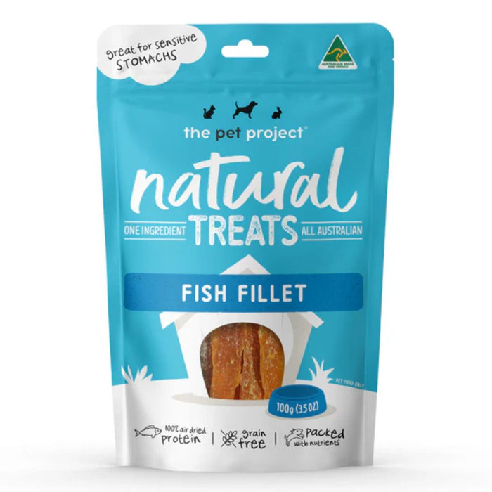 The Pet Project Dog Natural Treats - Fish Fillet 100g