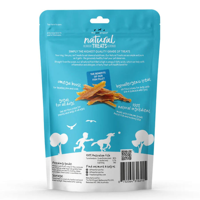 The Pet Project Dog Natural Treats - Fish Fillet 100g