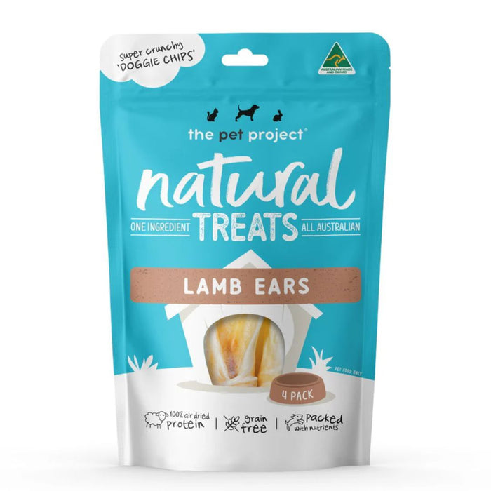 The Pet Project Dog Natural Treats - Lamb Ears 4PK