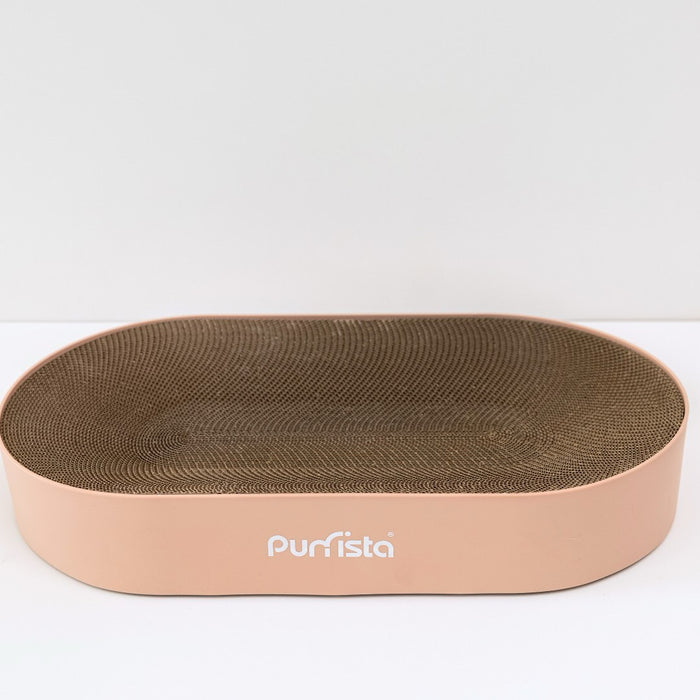 Purrista XL Curved Cat Scratcher | My Rainbow Pets | Pink