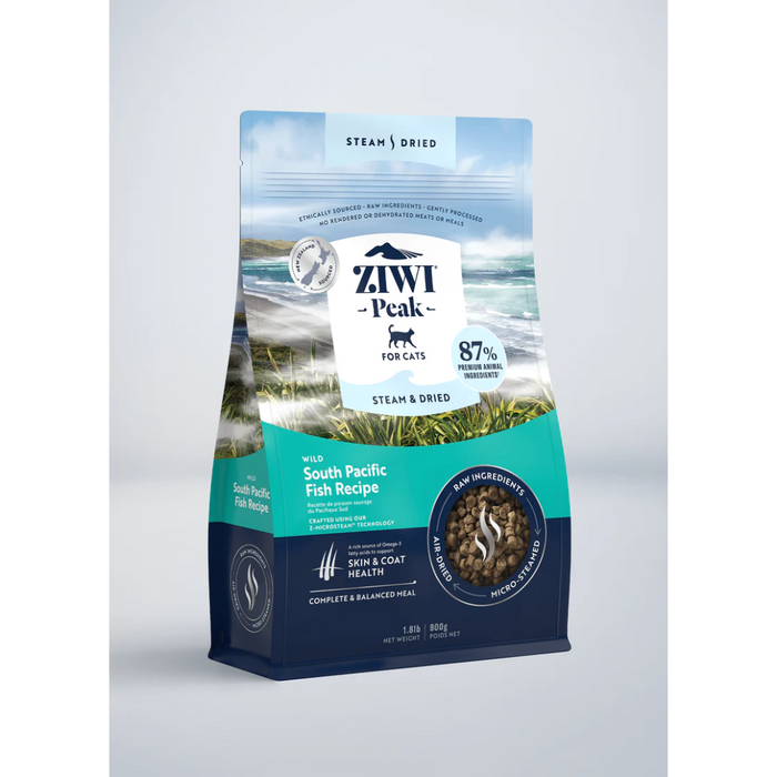 ZIWI PEAK Cat Food Steam & Dried Wild South Pacific Fish Recipe