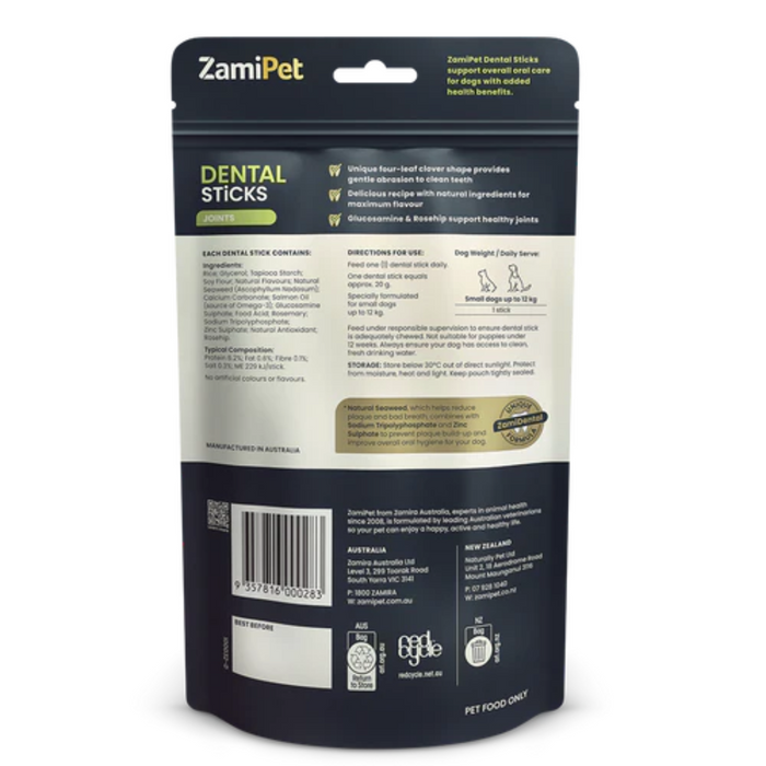 ZamiPet Dental Sticks Joints Small Dogs 190G - 10 Sticks