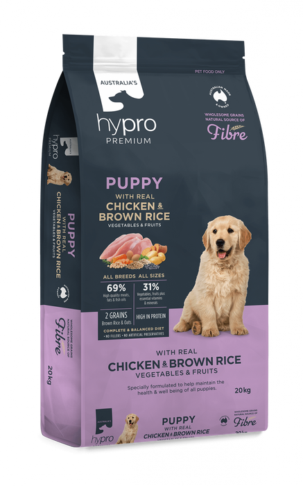 Hypro Premium Wholesome Grains Chicken & Brown Rice - Puppy Dog Food