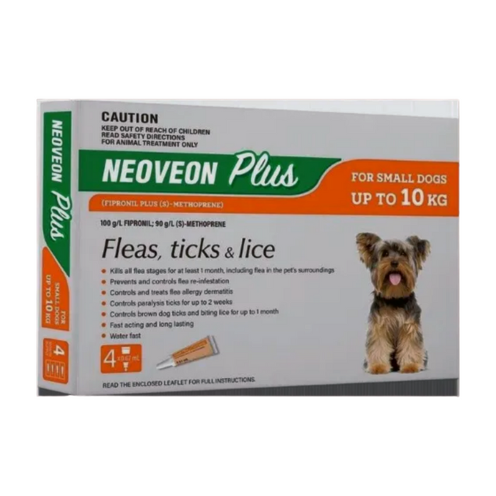 Neoveon Plus For Small Dogs - Up To 10kg 4 Pack