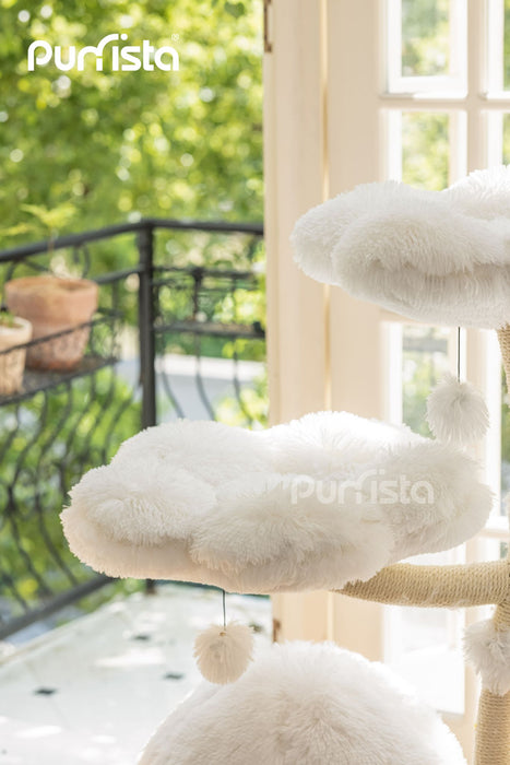 120cm Purrista Mushroom Ice Cream Cat Tree - White